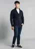 Tokyo Laundry Navy Shawl Neck Cable Knit Cardigan - Extra Large Image 3