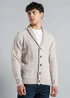 Tokyo Laundry Natural Shawl Neck Cable Knit Cardigan - Extra Large Image 1