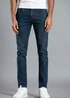 Tokyo Laundry Dark Blue Cotton Straight Leg Denim Jeans - 36/L32 Image 1