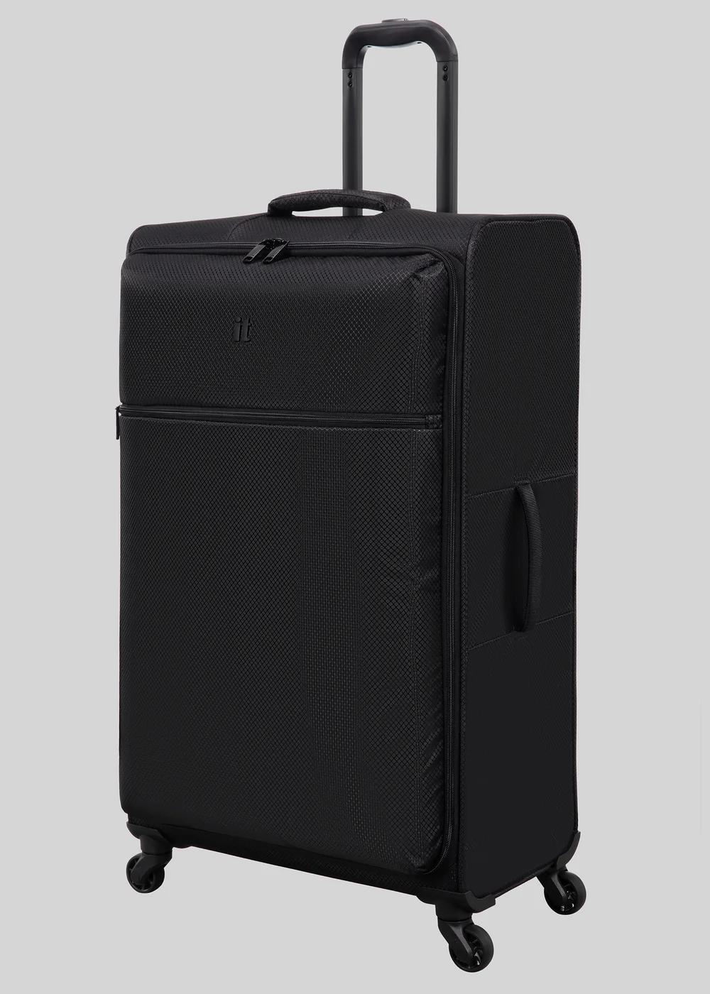 IT Luggage Black Navigator Soft Suitcase - Cabin Image 2