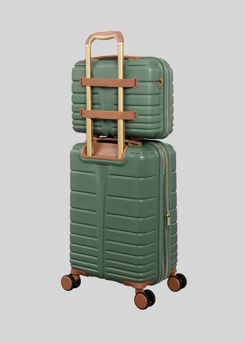 IT Luggage Green Fascinate Hardshell Suitcase - Cabin Image 5