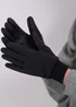 Totes Toasties Black Ladies Premium Stretch Thermal Lined Gloves with Smartouch - One Size Image 2