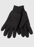 Totes Toasties Black Ladies Premium Stretch Thermal Lined Gloves with Smartouch - One Size Image 1