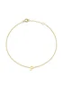 Golden Moments 9ct Yellow Gold Mini 'H' Initial Bracelet - Z Image 1