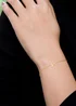 Golden Moments 9ct Yellow Gold Mini 'H' Initial Bracelet - Z Image 3