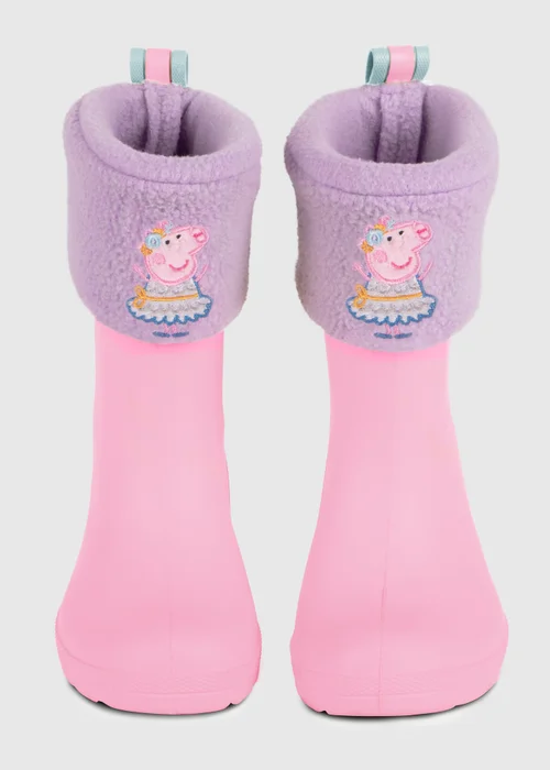 Totes Peppa Pig Childrens Novelty Welly Liner - Size 7 - 8 infants Image 1