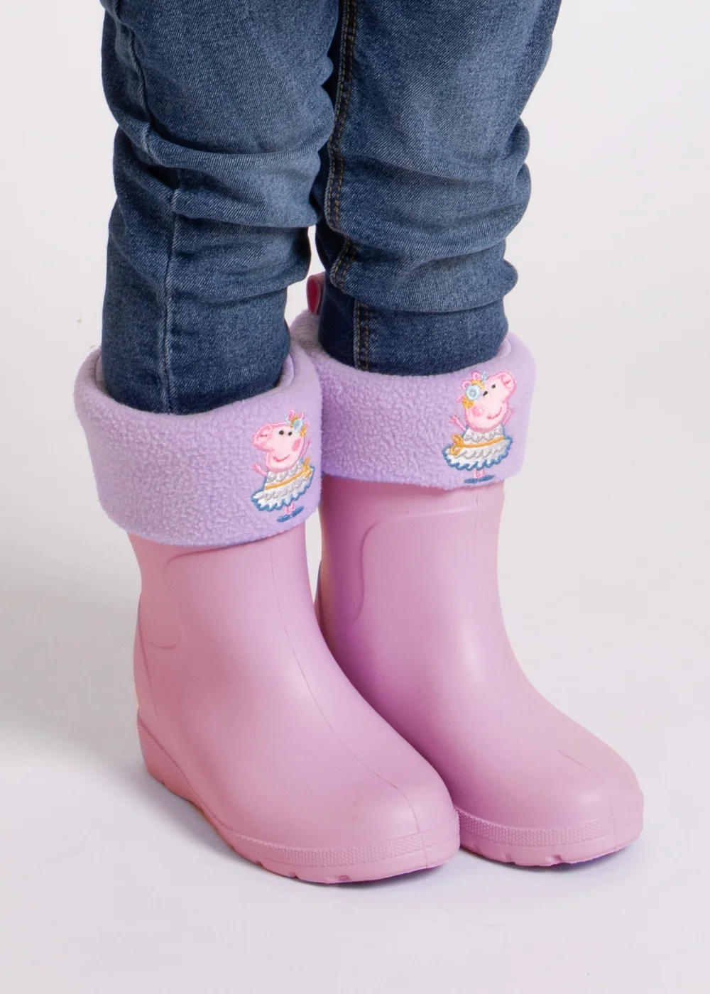 Totes Peppa Pig Childrens Novelty Welly Liner - Size 7 - 8 infants Image 2