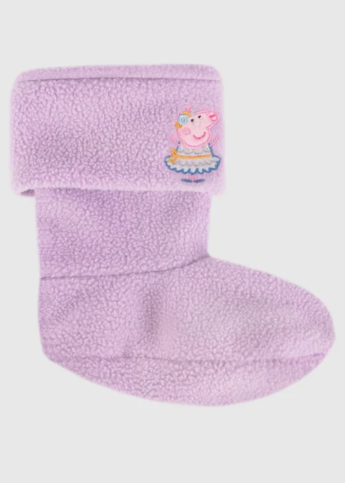 Totes Peppa Pig Childrens Novelty Welly Liner - Size 7 - 8 infants Image 3