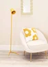 ValueLights Lark Yellow Floor Lamp with Medium Yellow Tapered Shade - One Size Image 1