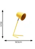 ValueLights Lark Yellow Table Lamp with Yellow Tapered Shade (41cm x 18.5cm x 15cm) - One Size Image 3