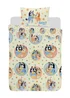 Bluey Cream Duvet Set - Junior Image 1