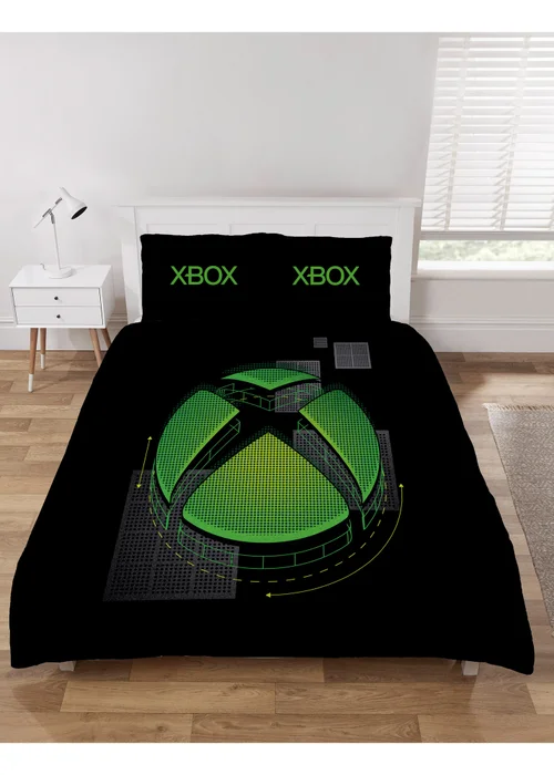 Xbox Black Duvet Set - Single Image 1