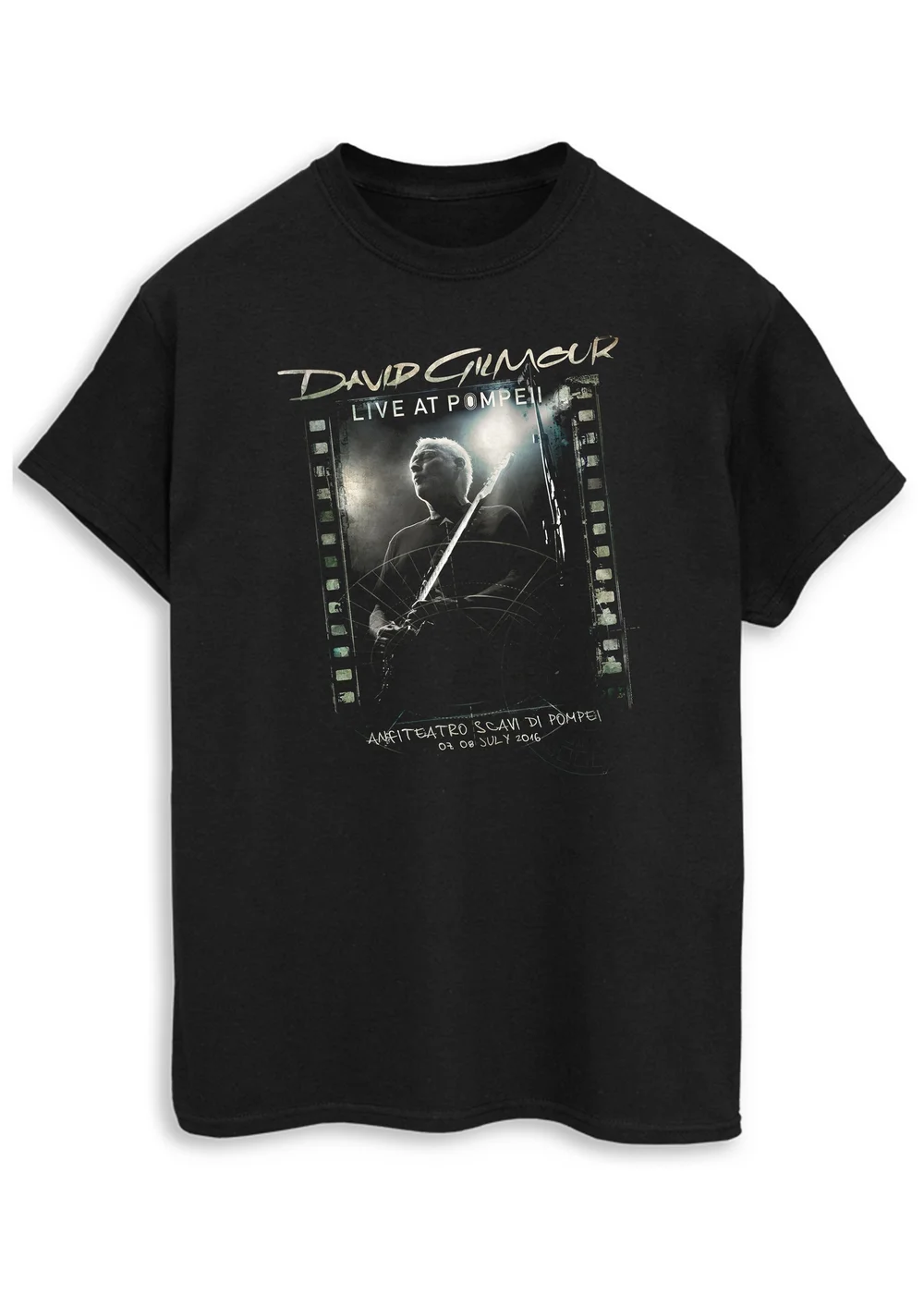 David Gilmour Anfiteatro Scavi Di Pompei Black T-Shirt - 5XL Image 1