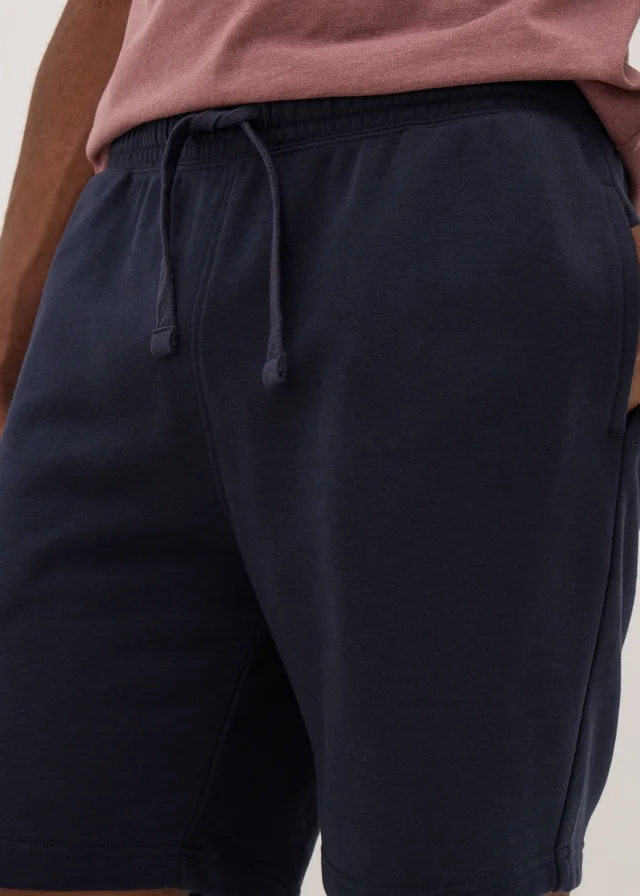 Navy Basic Jogger Shorts