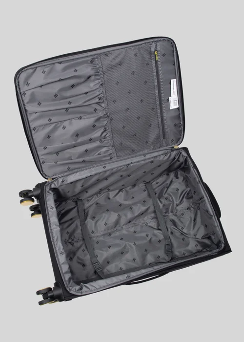 IT Luggage Black Desirable Soft Suitcase - VANITY Image 3