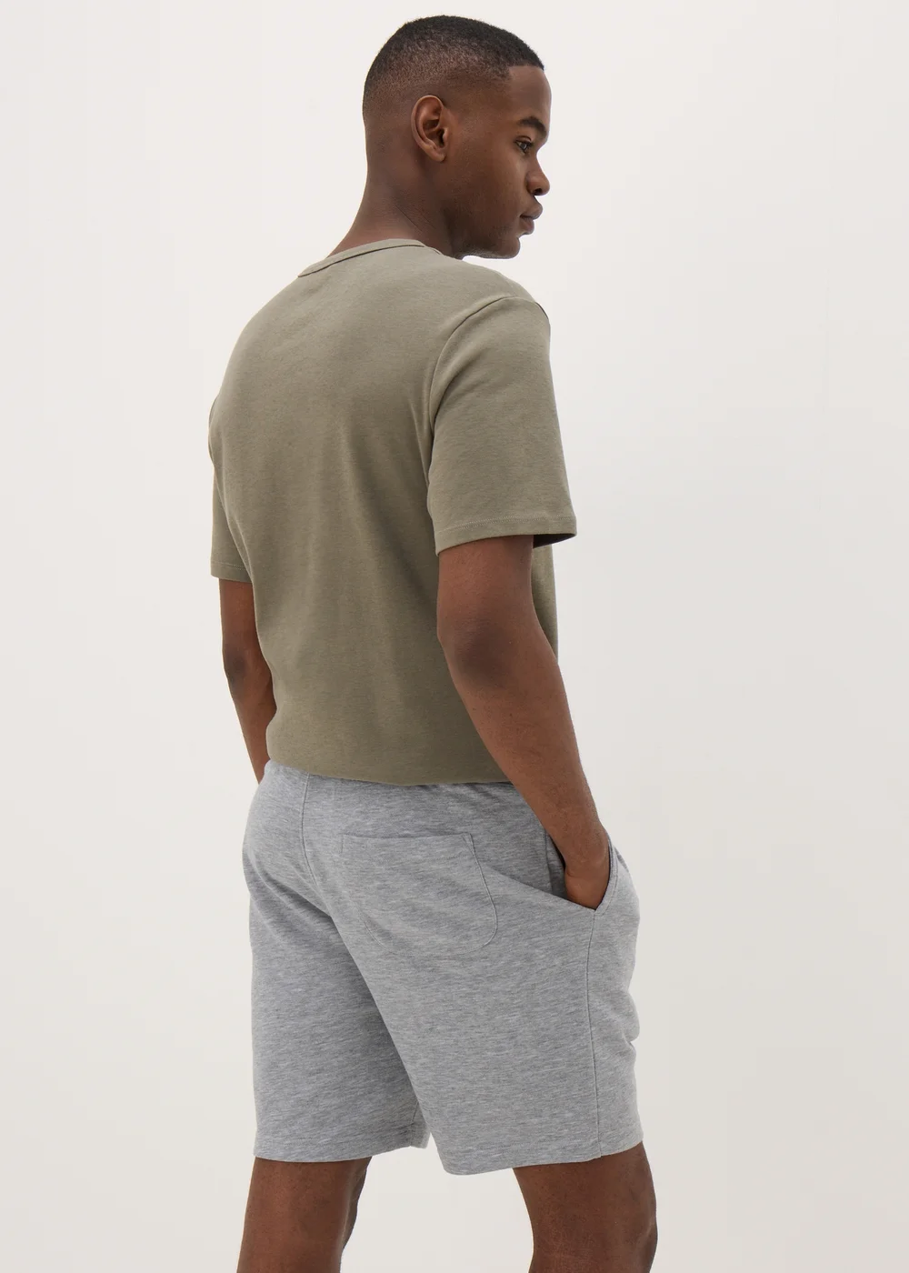Grey Basic Jogger Shorts - Extra small Image 2