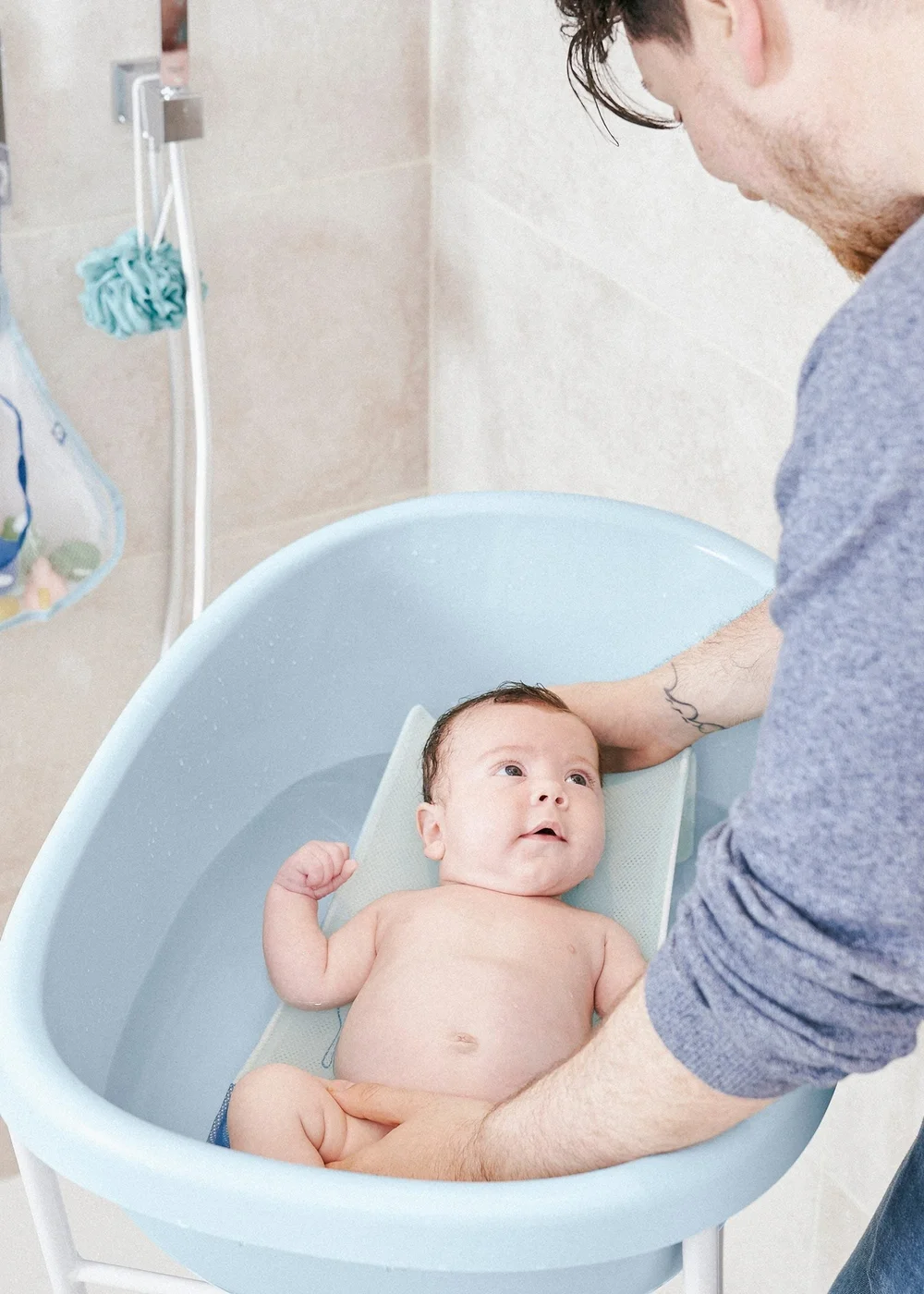 Badabulle Blue Whale Bath Tub - One Size Image 1