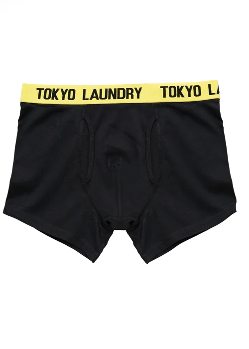 Tokyo Laundry Yellow 6-Pack Cotton Boxers - Extra Large Image 2