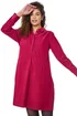 Roman Burgundy Corduroy Tunic Shirt Dress - 10 Image 2