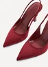 Linzi Dash Burgundy Scuba Court Heel - Size 6 Image 5