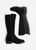 Linzi Knight Black Faux Suede High Leg Boot - 4 Image 4