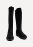 Linzi Knight Black Faux Suede High Leg Boot - 4 Image 3