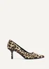 Linzi Multi Kat Leopard Print Scuba Court Heel - Size 4 Image 2