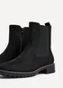 Linzi Dalston Black Faux Suede Classic Chelsea Boot - Size 6 Image 5