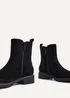 Linzi Dalston Black Faux Suede Classic Chelsea Boot - Size 6 Image 4