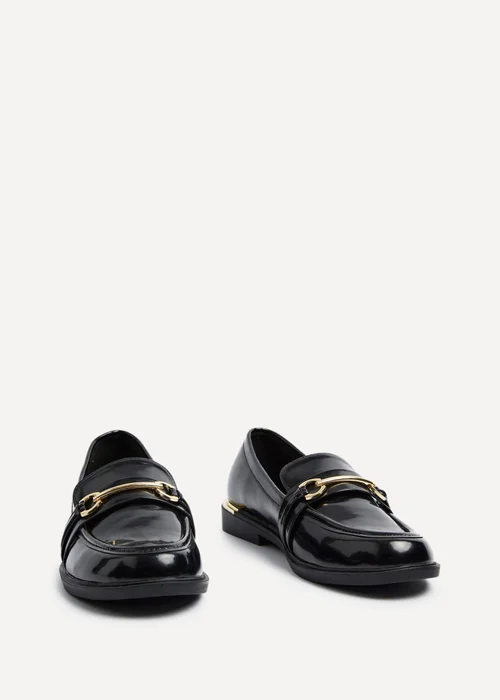 Linzi Breeze Black Faux Leather Loafer - Size 3 Image 3