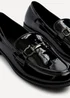 Linzi Belle Black Patent Slip On Loafer - Size 4 Image 5