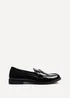 Linzi Belle Black Patent Slip On Loafer - Size 4 Image 2