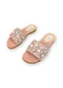 Love Lemonade Pink Sparkly Gem Sliders - Size 3 Image 5