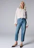Light Wash Mom Jeans - Size 26 31 leg Image 1