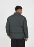 Brave Soul Khaki Funnel Neck Padded Jacket - 2XL Image 2