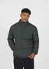 Brave Soul Khaki Funnel Neck Padded Jacket - 2XL Image 1