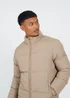 Brave Soul Stone Funnel Neck Padded Jacket - L Image 3