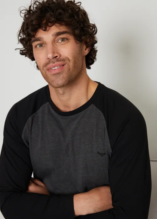 Threadbare Charcoal Cotton Blend Check Pyjama Set - 2XL Image 4