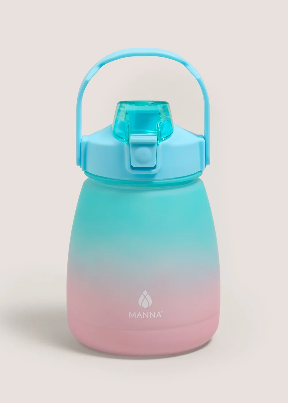 Blue Ombre Sports Push Bottle Image 1