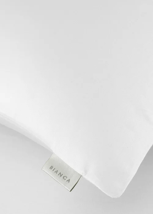 Bianca Fine Linens White Cotton Sateen Duvet Set - Single Image 3