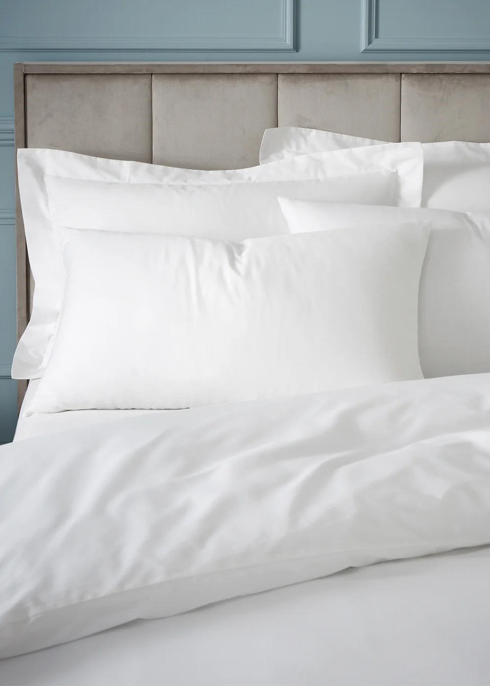 Bianca Fine Linens White 180 Thread Count Egyptian Cotton Duvet Set - Double Image 2