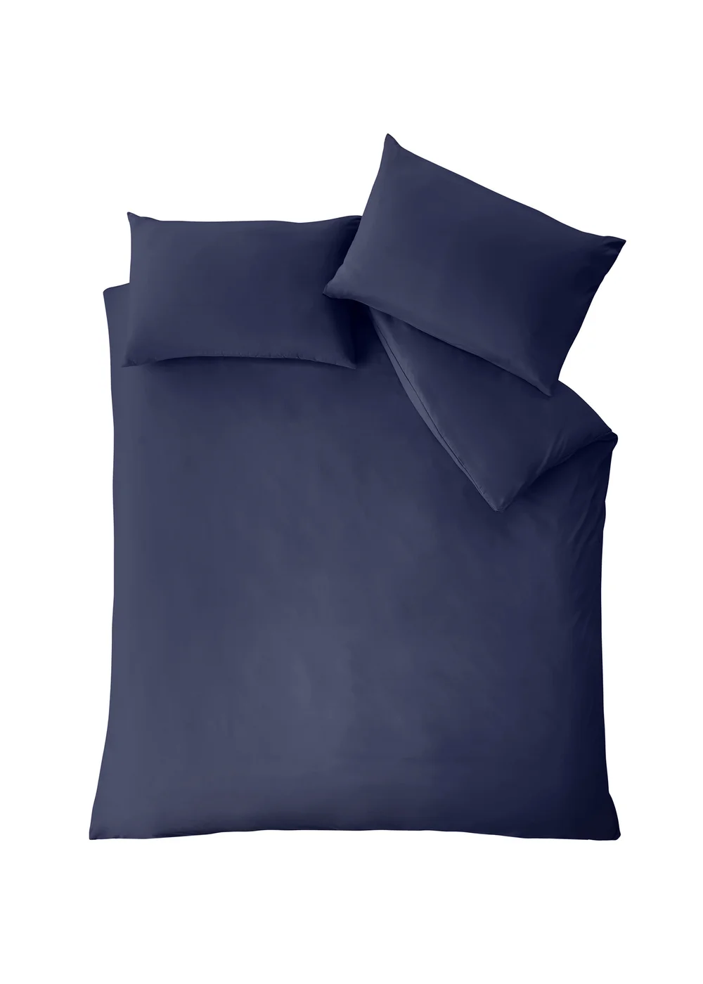 Catherine Lansfield Navy So Soft Non-Iron Duvet Cover Set - Double Image 3
