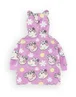Peppa Pig Girls Purple Scattered Print Blanket Hoodie - One Size Image 2
