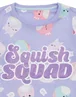 Squishmallows Kids Purple Short Sleeve Long Leg Pyjama Set (5 - 14 Years) - Age 10-11 Years Image 3