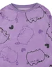 Vanilla Underground Pusheen Girls Purple All Over Print Pyjama Set (9 - 14 Years) - 098 Image 4