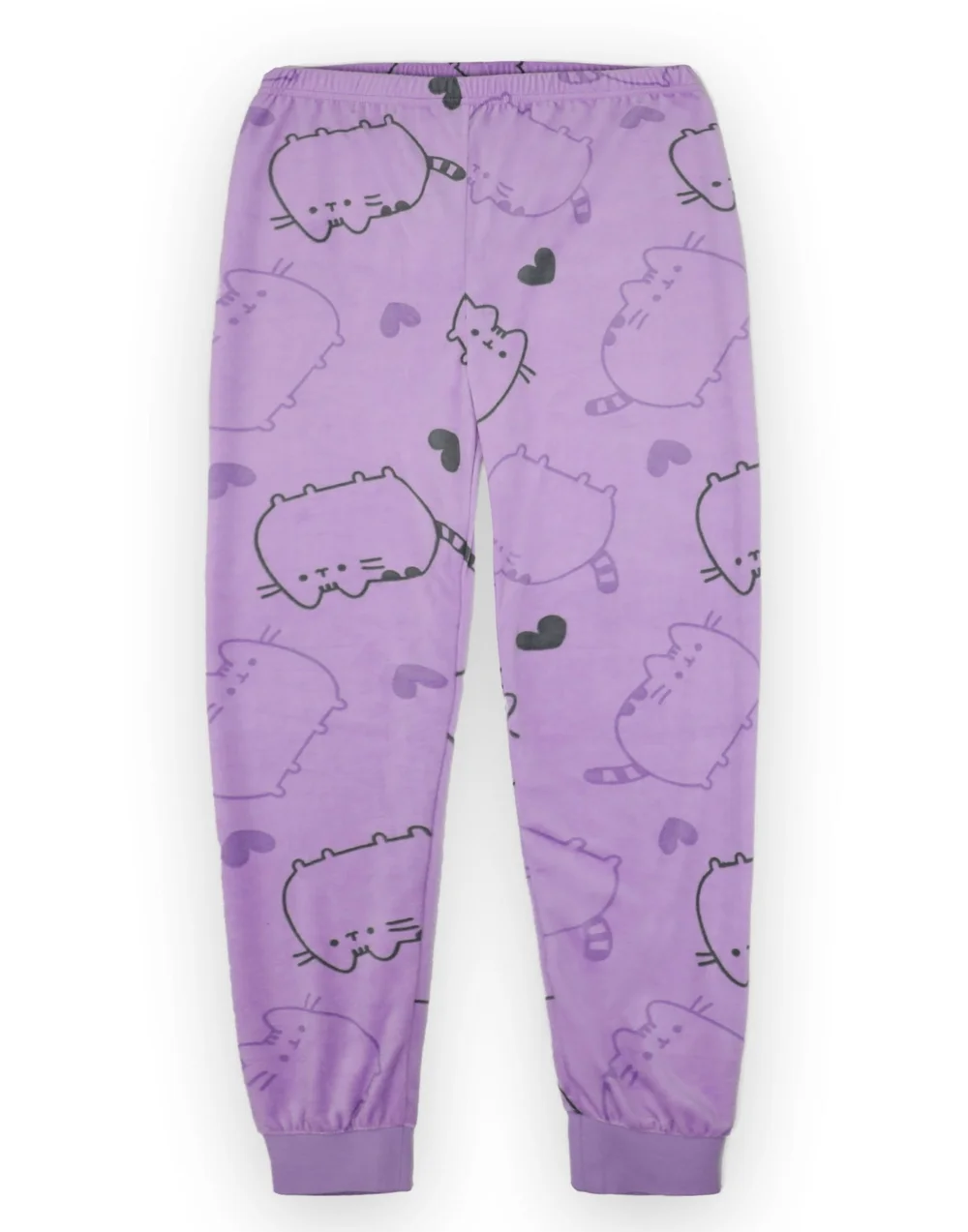 Vanilla Underground Pusheen Girls Purple All Over Print Pyjama Set (9 - 14 Years) - 098 Image 2
