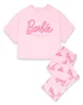 Barbie Pink Logo All Over Print Pyjama Set - Large Image 1