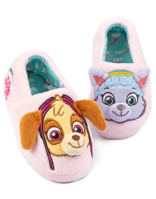 Vanilla Underground Paw Patrol Girls Multicoloured Character Slip On Loafer Slippers (6 - 12 Younger) - Size 11 Infants Footwear Image 1
