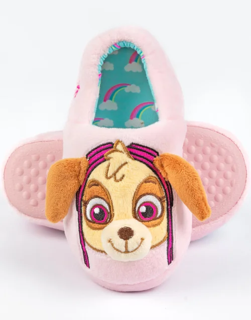 Vanilla Underground Paw Patrol Girls Multicoloured Character Slip On Loafer Slippers (6 - 12 Younger) - Size 11 Infants Footwear Image 3