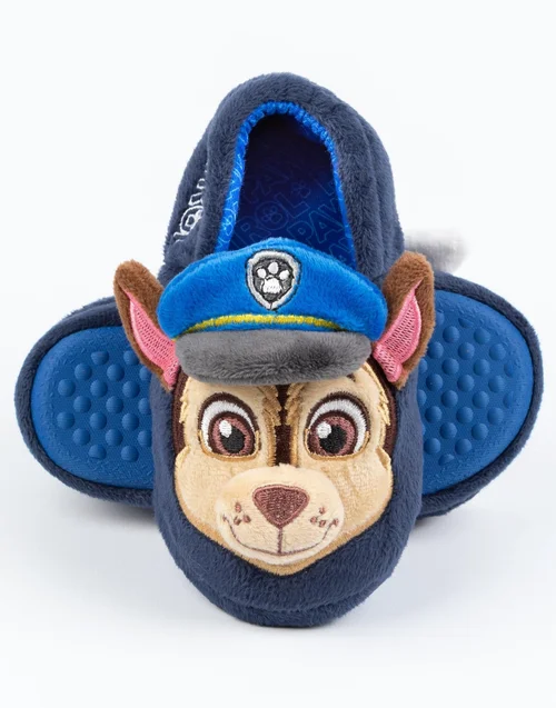 Vanilla Underground Paw Patrol Boys Blue 3D Characters Slip On Loafer Slippers (6 - 12 Younger) - Size 8 Infants Footwear Image 3